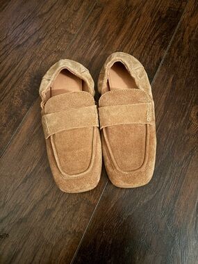 ASOS Camel Suede Loafers